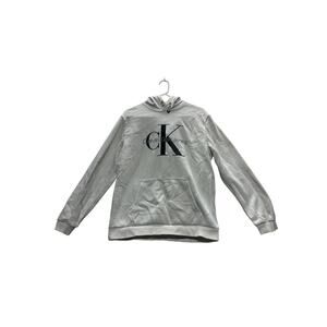 Calvin Klein Jeans White Hoodie Size M | Made in Kenya | Soft Cotton Blend